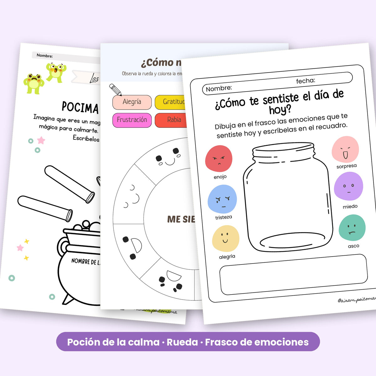 Mi mundo de Emociones: Workbook de educación emocional para niños de 3 a 6 años