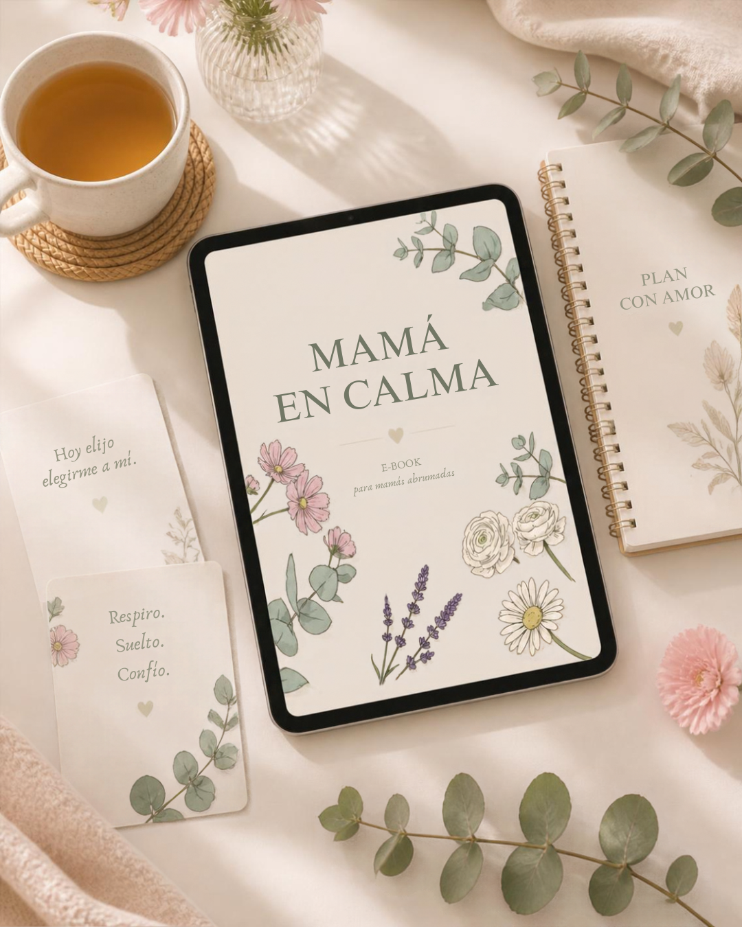 Mamá en Calma | Guía práctica para mamás sobrecargadas+BONOS+COMUNIDAD