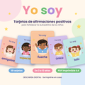 Tarjetas "Yo soy" · Afirmaciones positivas para niños · 18 tarjetas imprimibles PDF A4